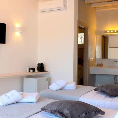 Mykonian Luxury Light Blue Villa With Private Pool Kalafati Exterior foto